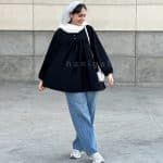 مانتو عروسکی مدل ماه حانی گلی
