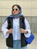 ست پافر و شومیز حانی گلی - تصویر 5