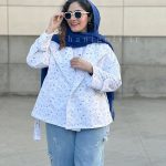 ترنچ کت آستر دار مدل خرگوشی حانی گلی