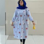 مانتو عروسکی بلند مدل پریناز حانی گلی