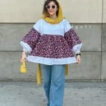 مانتو عروسکی مدل گلنار حانی گلی ارسال فوری