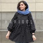 مانتو عروسکی حانی گلی مدل جانان قلبی