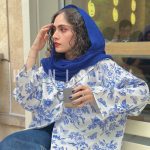 کت مدل پروانه حانی گلی قد 75 ارسال فوری