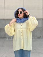 مانتو عروسکی جلو باز مدل لیموناد حانی گلی - تصویر 5