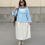 ست کت دامن مدل موج حانی گلی