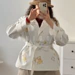 ترنچ کت آستر دار مدل تدی عسلی 🍯🧸 | کالکشن پاییز ۱۴۰۴ آماده ارسال