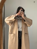 پالتو پشمی بلند زنانه حانی گلی - مدل تافی فری اور سایز قد 12 - تصویر 4