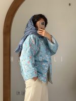 کاپشن زنانه دخترانه اور سایز طرح یونیکورن – نخی و بسیار راحت - تصویر 5