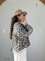 شومیز عروسکی جلوباز بندیلکی دخترانه مدل «آوینا» - برند حانی‌گلی - تصویر 4