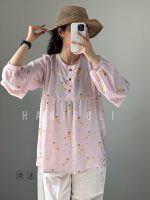 مانتو عروسکی مادمازل صورتی برند حانی گلی - جنس کرپ نخ درجه یک - تصویر 4