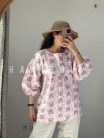 مانتو عروسکی نخی مدل پینکی‌پیگی حانی گلی - تصویر 2