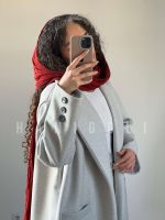 پالتو زنانه بلند فوتر مدل "سیلور کلاود" (Silver Cloud) – برند حانی گلی - تصویر 2