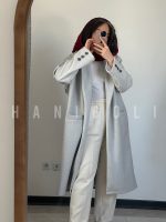 پالتو زنانه بلند فوتر مدل "سیلور کلاود" (Silver Cloud) – برند حانی گلی - تصویر 4