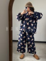 ست لباس خواب چهار فصل زنانه طرح خرسی تدی (HGLux) - نخ پنبه - تصویر 5