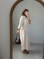 مانتو بلند مدل آیس صورتی – حانی گلی - تصویر 9