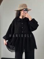 مانتو عروسکی مدل پرنسس مشکی(یقه ب ب، توری برجسته، زیره تترون ) - تصویر 2