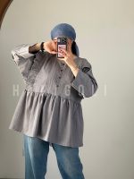 مانتو عروسکی چین‌دار شانتون مدل دلوریس | برند حانی گلی - تصویر 10