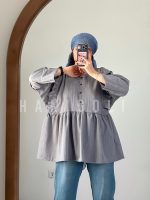 مانتو عروسکی چین‌دار شانتون مدل دلوریس | برند حانی گلی - تصویر 8
