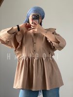 مانتو عروسکی چین‌دار شانتون مدل دلوریس | برند حانی گلی - تصویر 3