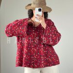 مانتو نخی جلو باز توپی زرشکی | برند حانی گلی | سری The Only One (تک دونه)