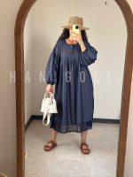 پیراهن بلند حریر آستر دار مدل ایراندخت حانی گلی چیندار مناسب مجلس و مهمانی - Image 16