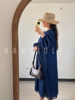 پیراهن بلند حریر آستر دار مدل ایراندخت حانی گلی چیندار مناسب مجلس و مهمانی - Image 9