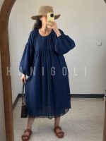 پیراهن بلند حریر آستر دار مدل ایراندخت حانی گلی چیندار مناسب مجلس و مهمانی - Image 8